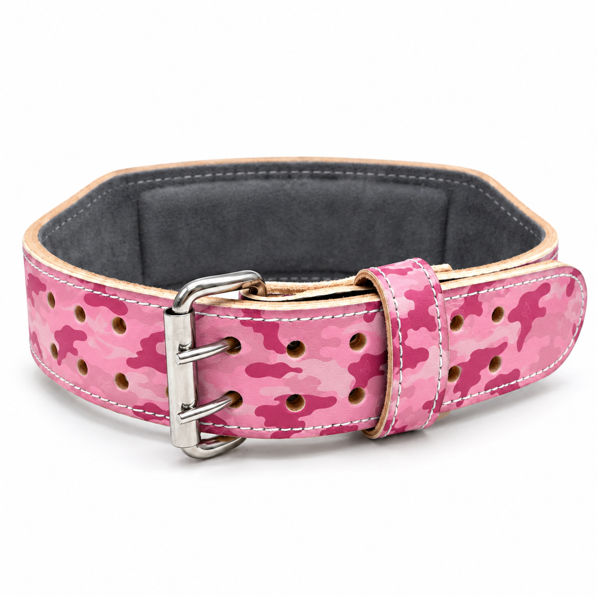 Pre-Order: Pink Camo Weightlifting Belt