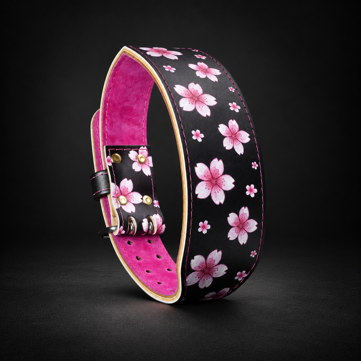 Cherry Blossom Weightlifting Belt