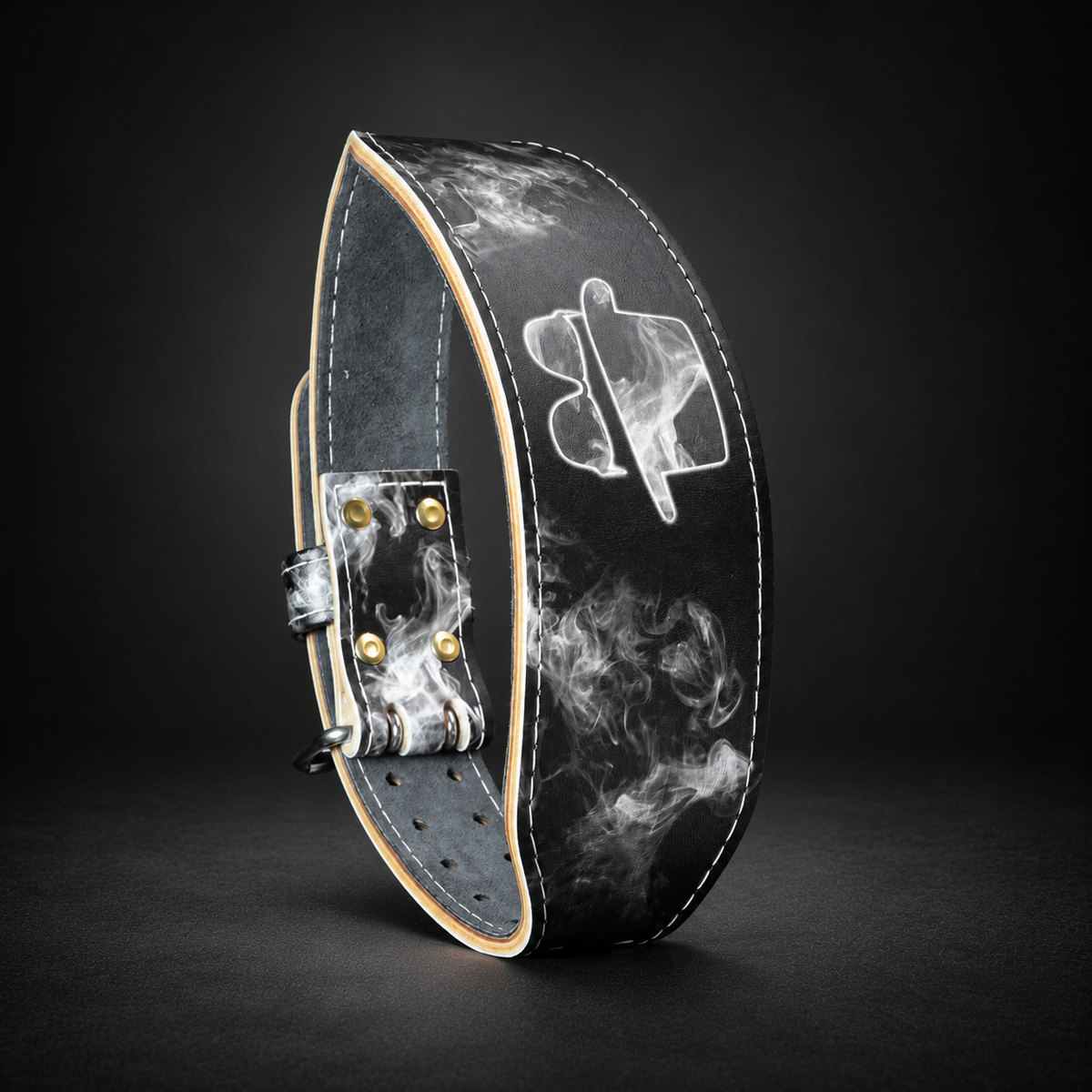 Heisenberg Hat Splatter Weightlifting Belt