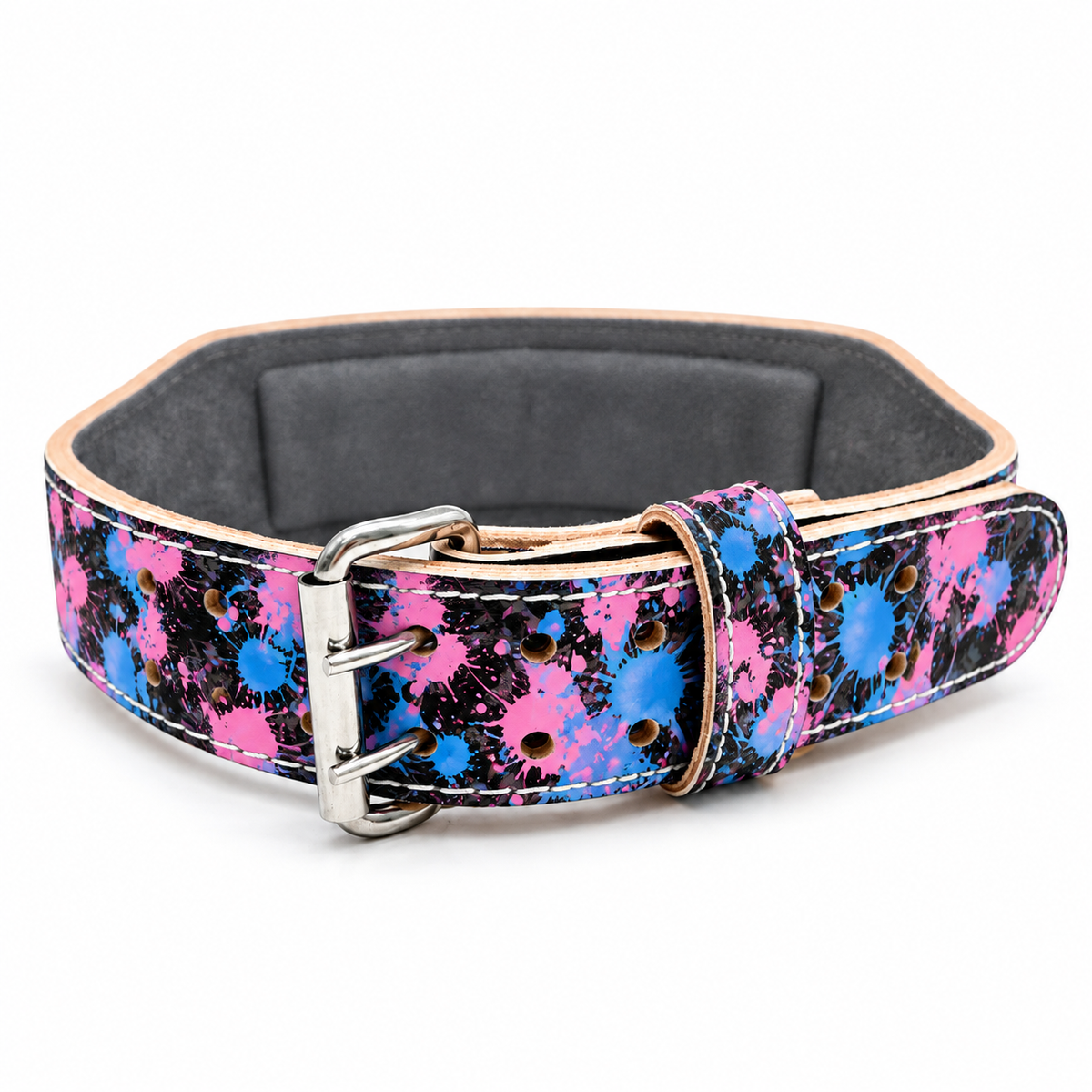 Pre-Order: Cotton Candy Splatter Weightlifting Belt