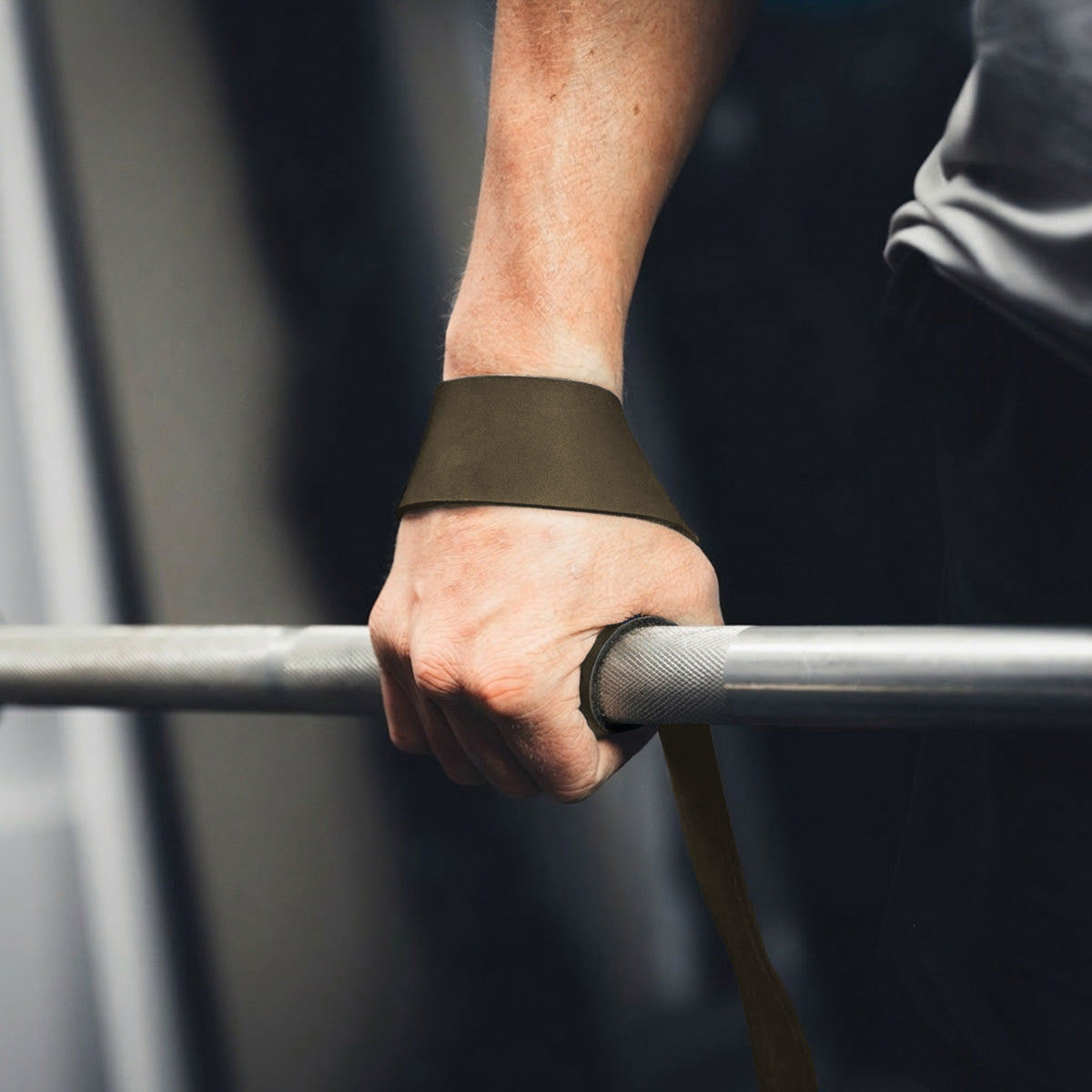 Leather Deadlifting Straps