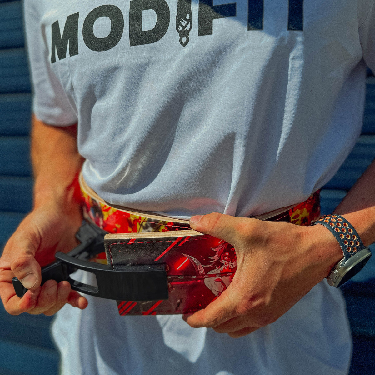 Demon Slayer Fire Lever Belt