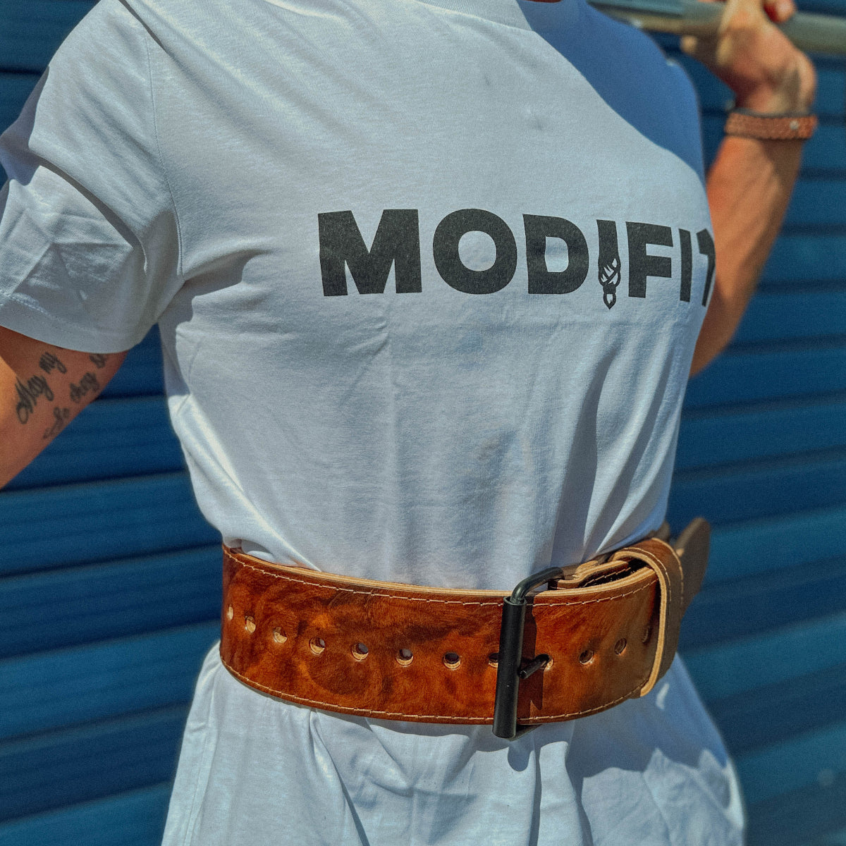 ModiFit Elite 3" Single Prong Hand Dyed 10mm Powerlifting Belt Hand Made in UK