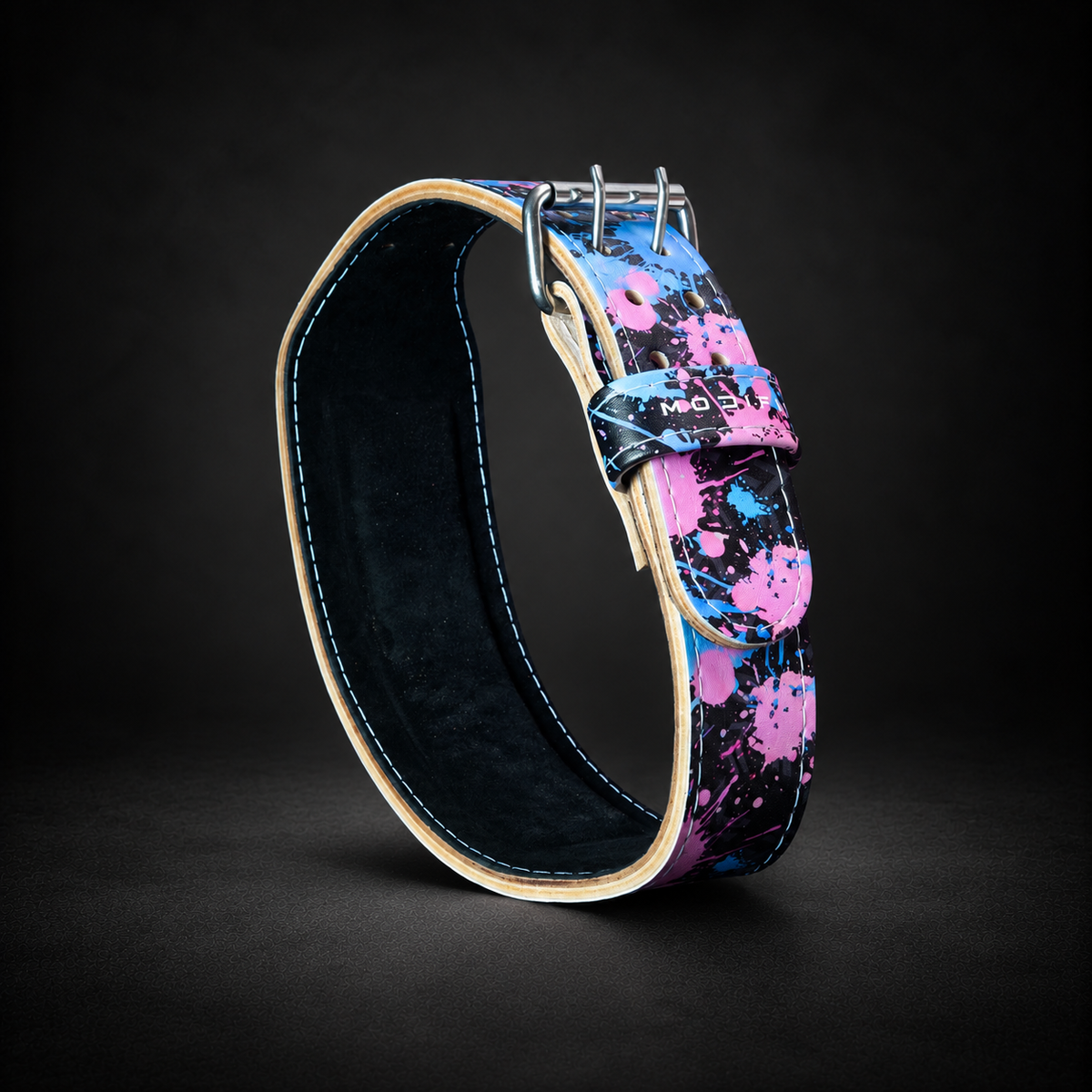 Cotton Candy Splatter Weightlifting Belt