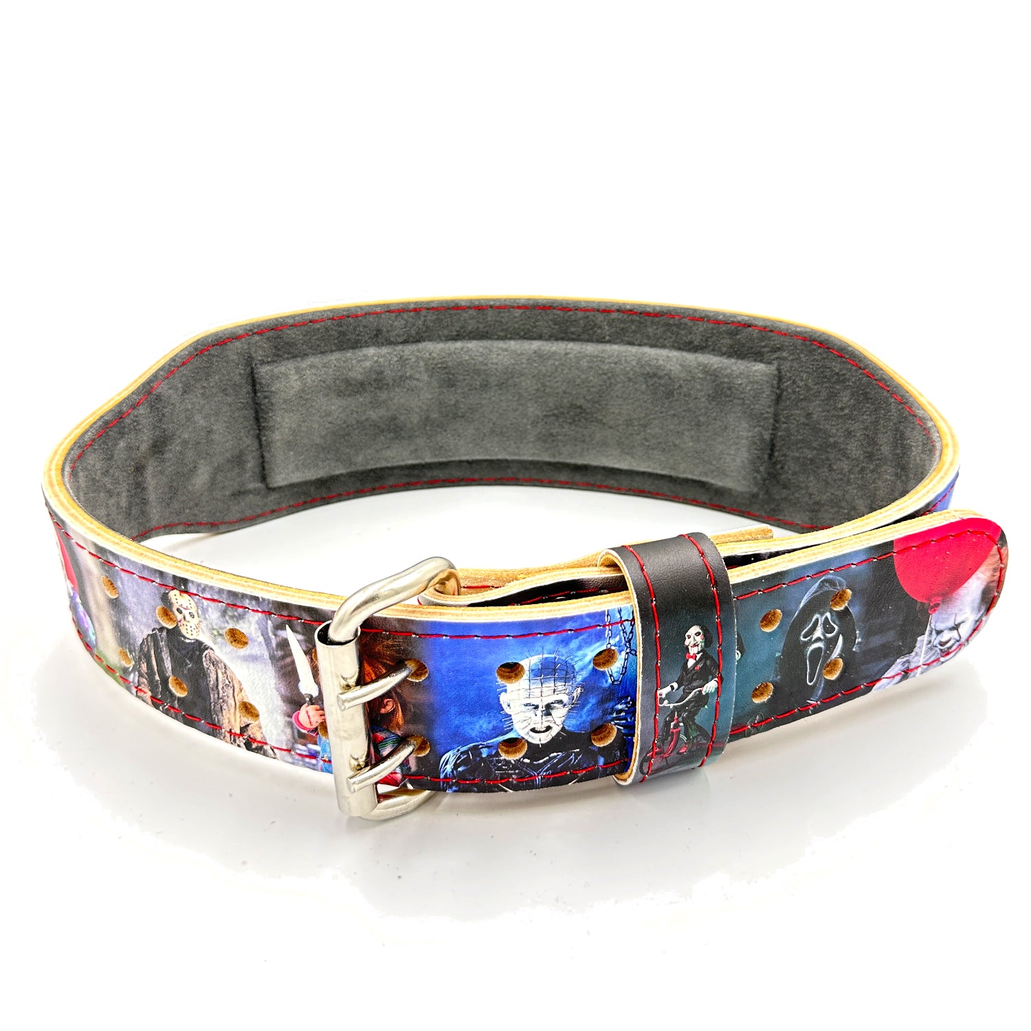 Horror Movies Weightlifting Belt - Hand Made in UK (CUSTOMISABLE)