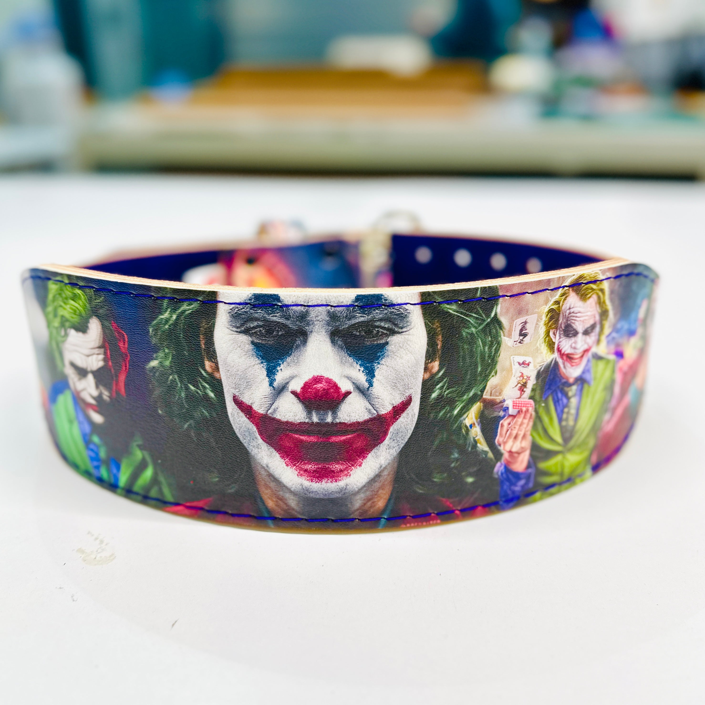 Joker Weightlifting Belt - Hand Made in UK - (CUSTOMISABLE)