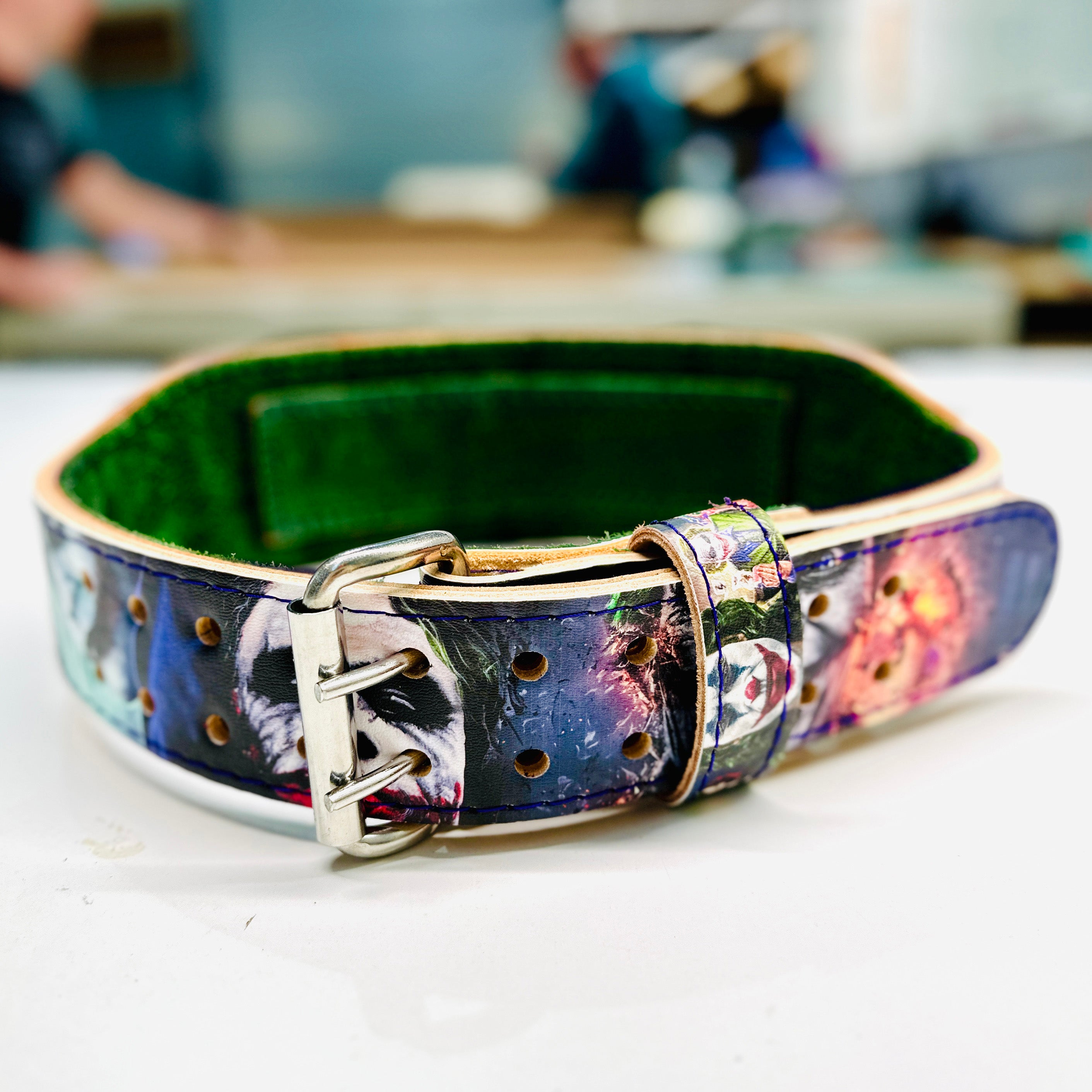 Joker Weightlifting Belt - Hand Made in UK - (CUSTOMISABLE)