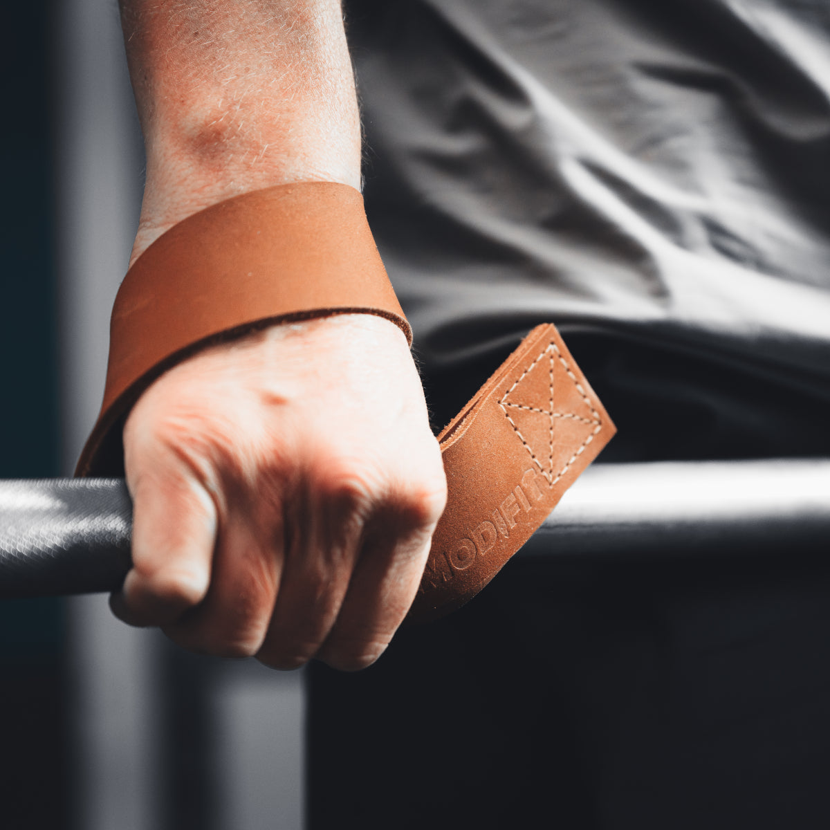 Leather Olympic Lifting Straps - Made in UK