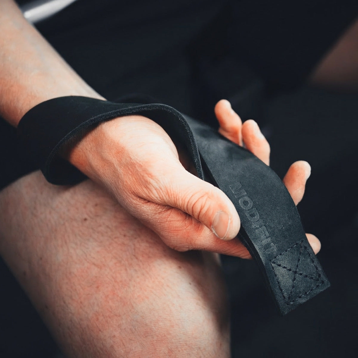 Leather Olympic Lifting Straps - Made in UK