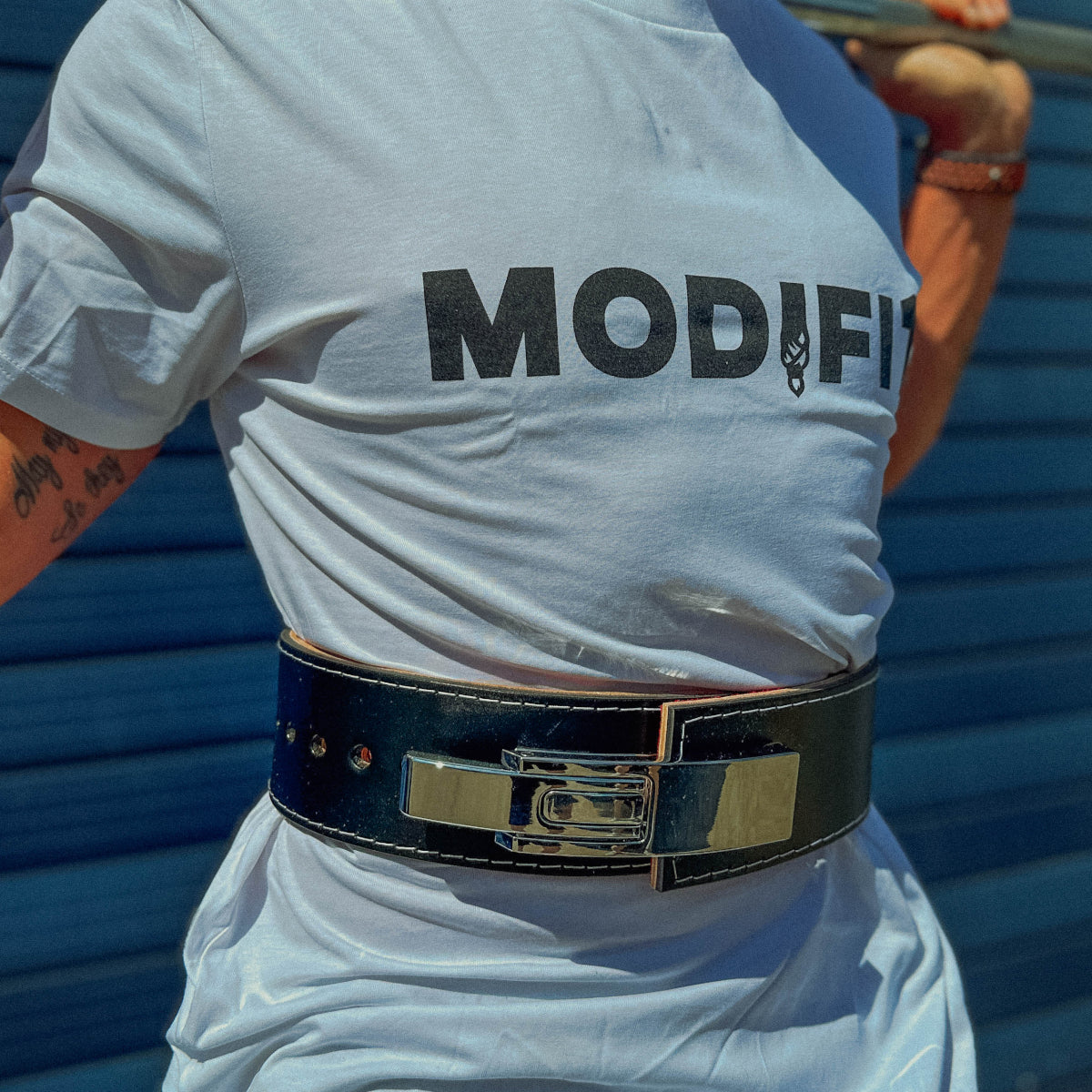 ModiFit Elite Stealth 3" Lever 10mm Powerlifting Belt - Hand Made in UK