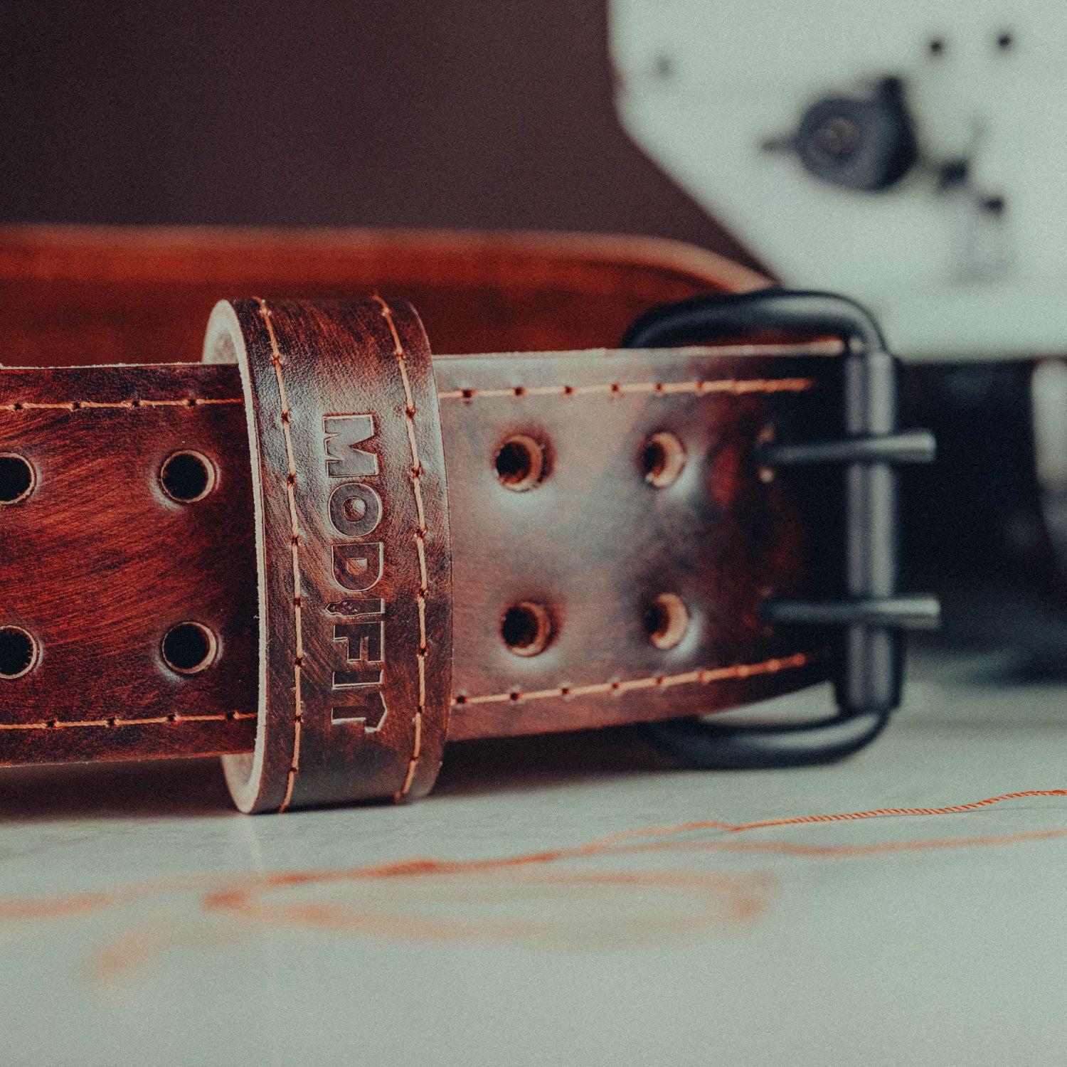 Hand Dyed Weightlifting Belt - Hand Made in UK