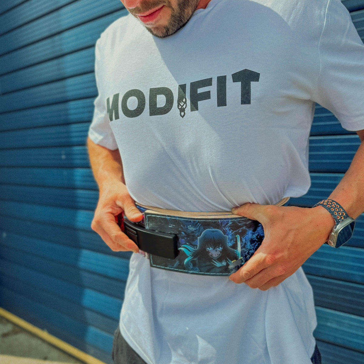 Demon Slayer Ice Lever Belt