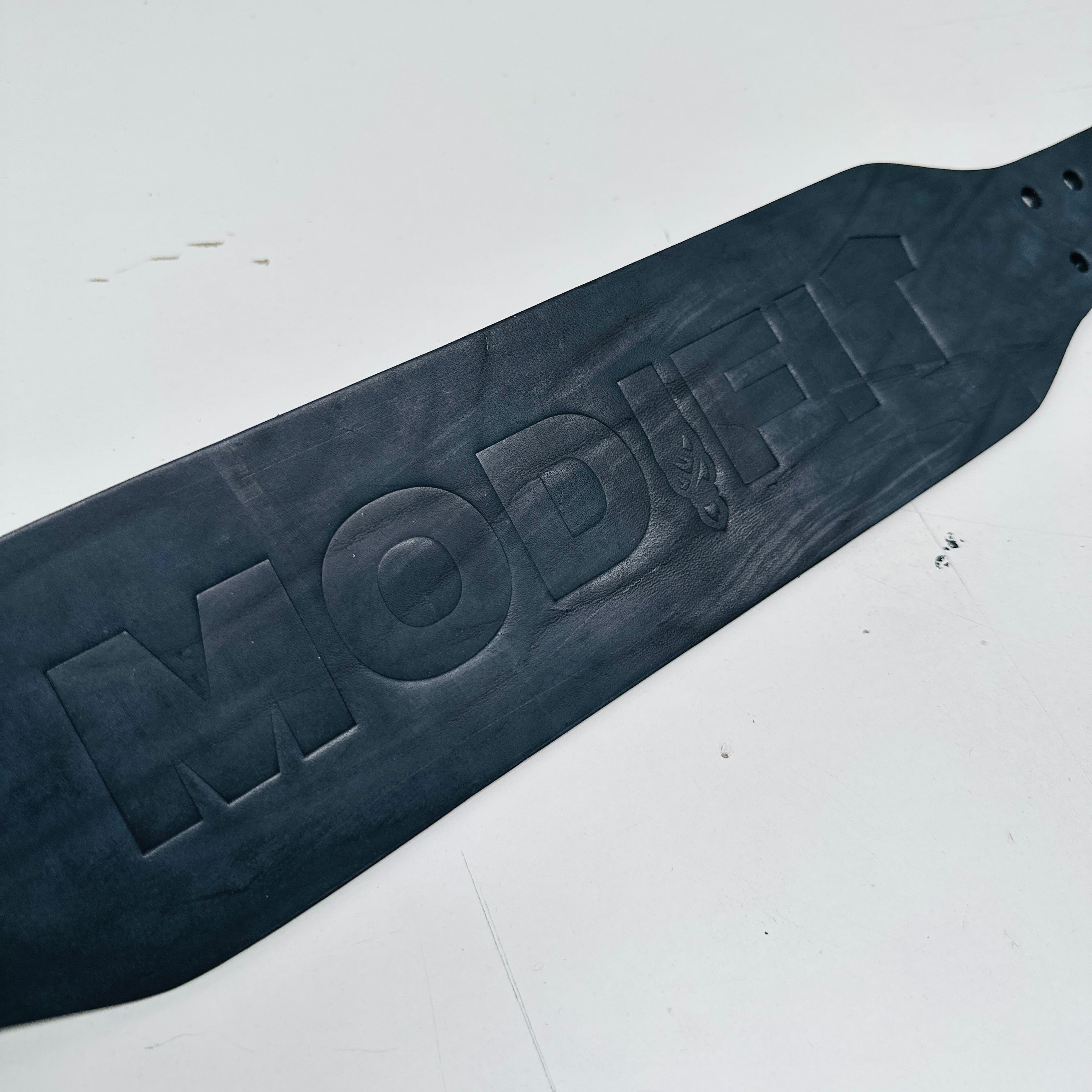 ModiFit Black Retro Weightlifting Belt Hand Made in UK