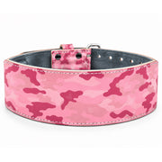 Pink Camo Weightlifting Belt