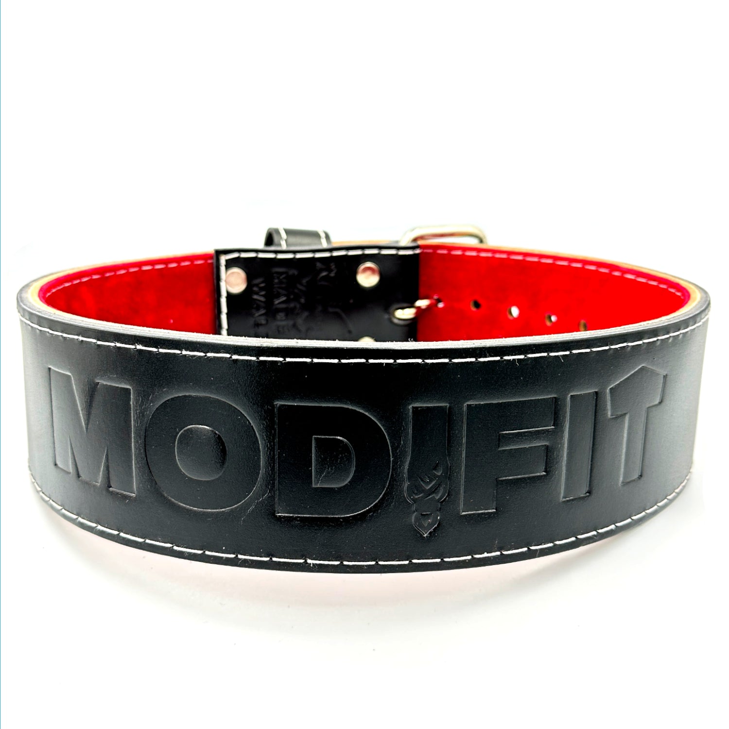 ModiFit Elite Stealth 3" Single Prong 10mm Powerlifting Belt - Hand Made in UK