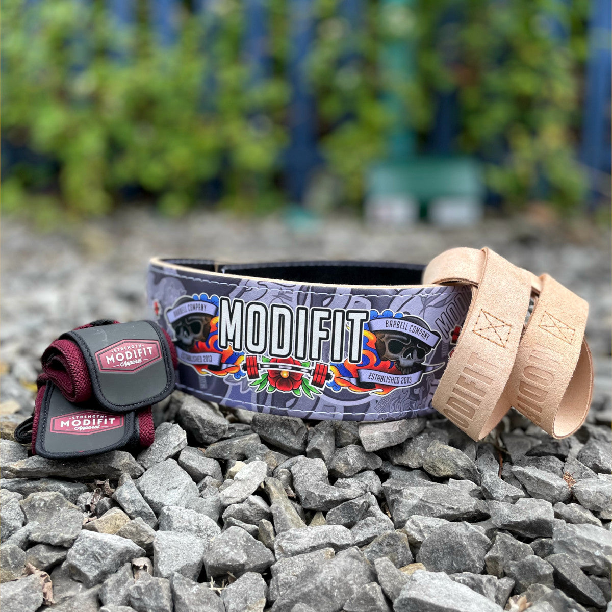 ModiFit Elite 10mm Tattoo Lever Powerlifting Belt - Hand Made in UK